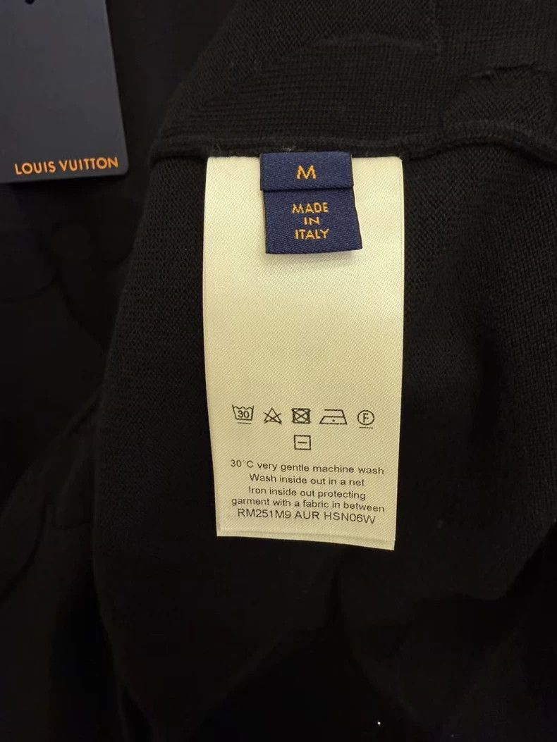 Louis Vuitton LV new black short-sleeve knit top Size US M / EU 48-50 / 2 - 3 Thumbnail