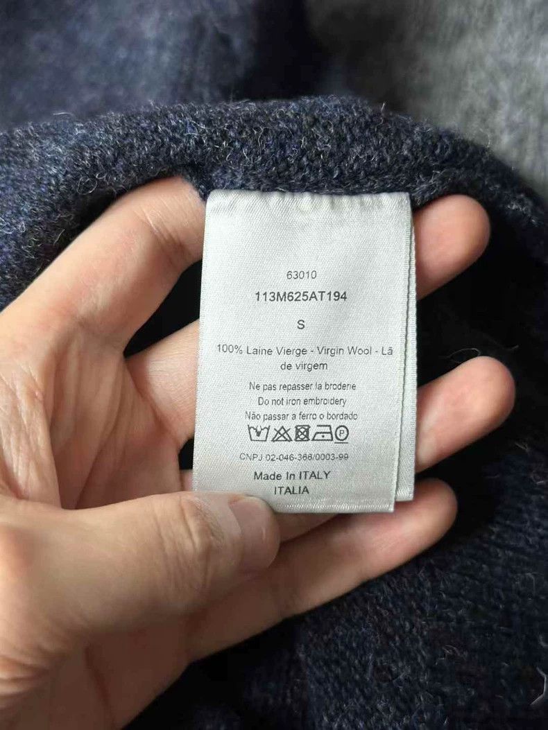 Dior dior cd embroidered long sleeve sweater Size US S / EU 44-46 / 1 - 4 Thumbnail