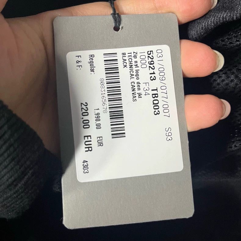 Balenciaga balenciaga black logo print jacket Size US XS / EU 42 / 0 - 9 Thumbnail