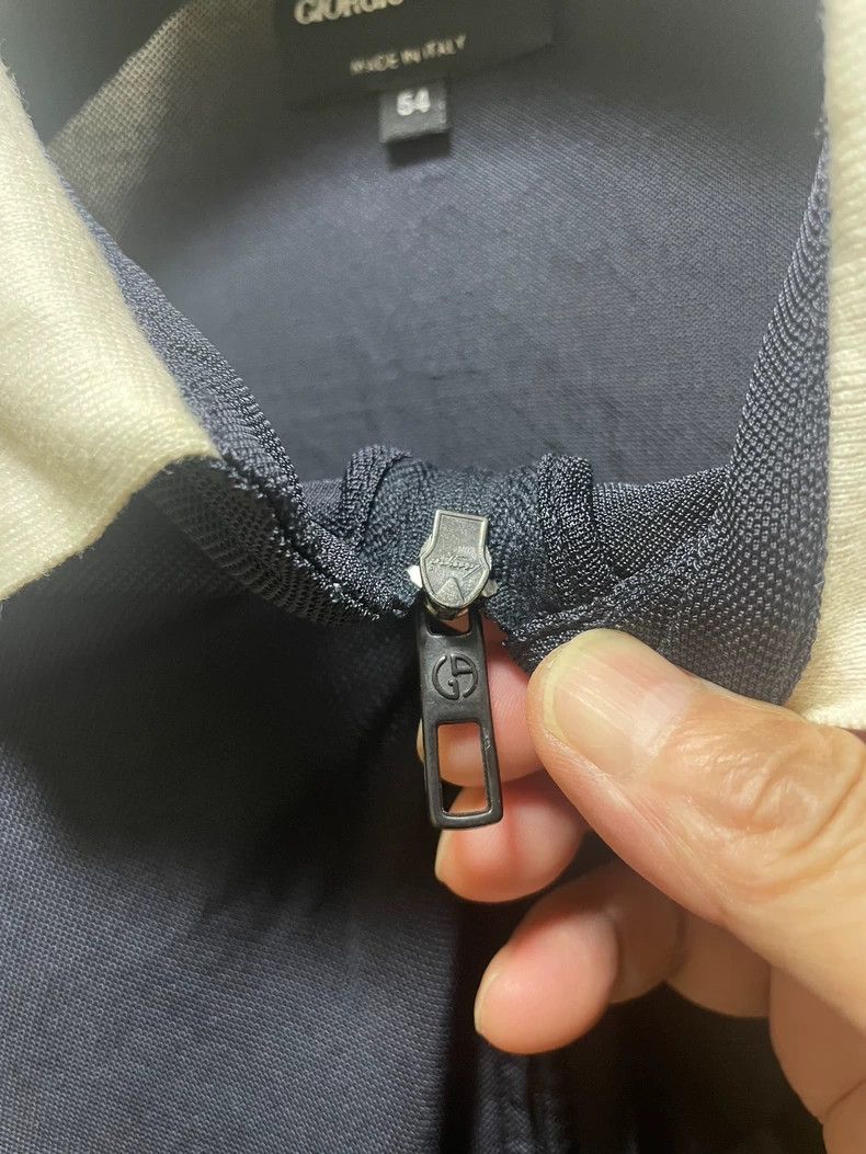 Emporio Armani Giorgio Armani Zip Polo Shirt Size US L / EU 52-54 / 3 - 4 Thumbnail