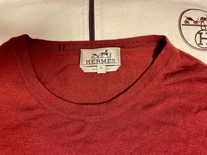Hermes Hermes long sleeve knit sweater Size US XL / EU 56 / 4 - 4 Thumbnail