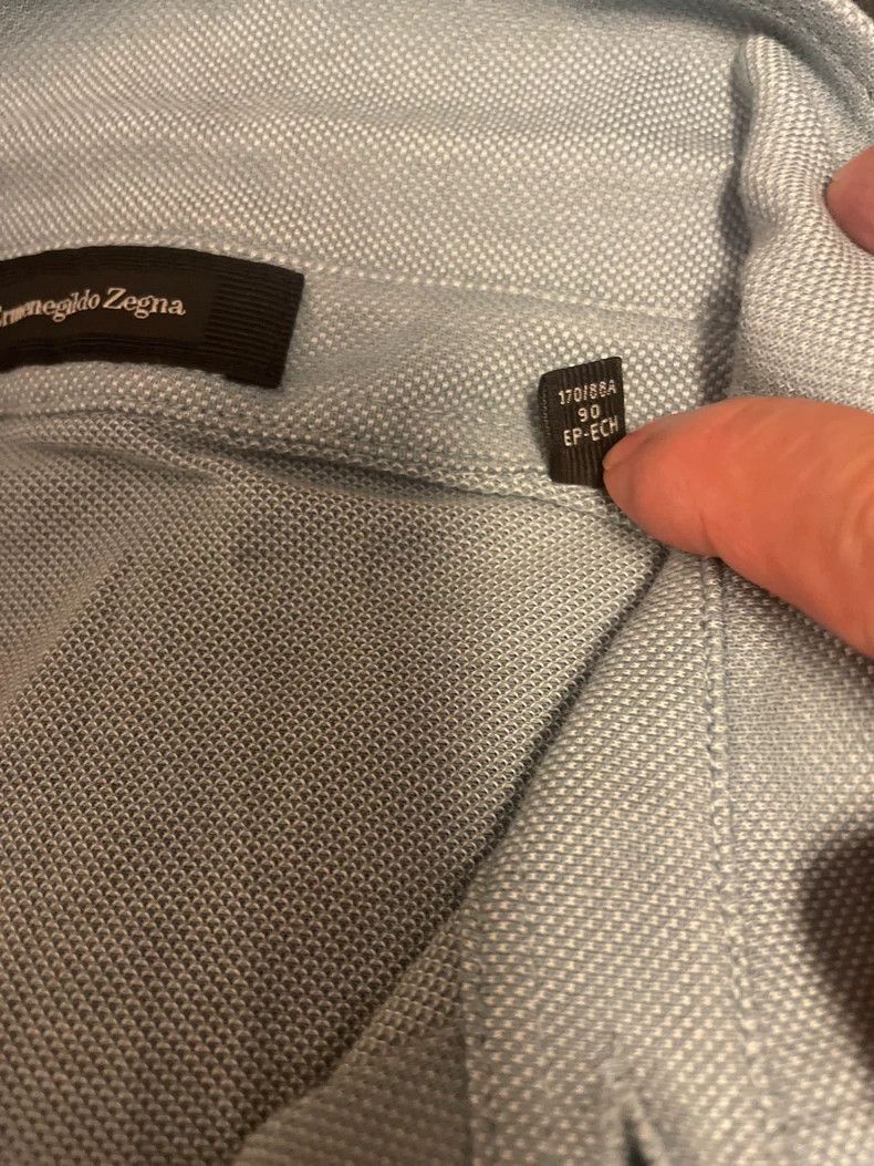 Ermenegildo Zegna Zegna light blue short sleeve polo Size US XS / EU 42 / 0 - 6 Thumbnail