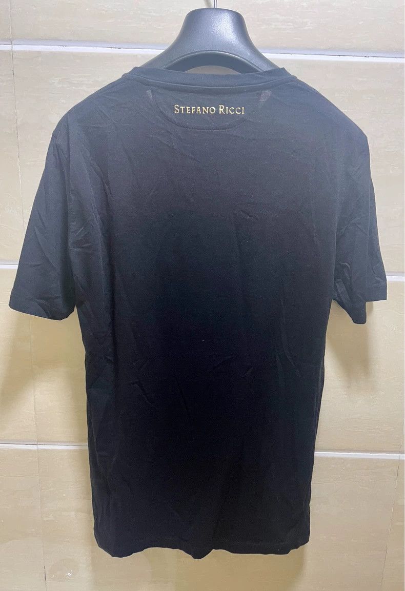 Stefano Ricci Stefano Ricci Black Short Sleeve T-Shirt Size US M / EU 48-50 / 2 - 2 Thumbnail