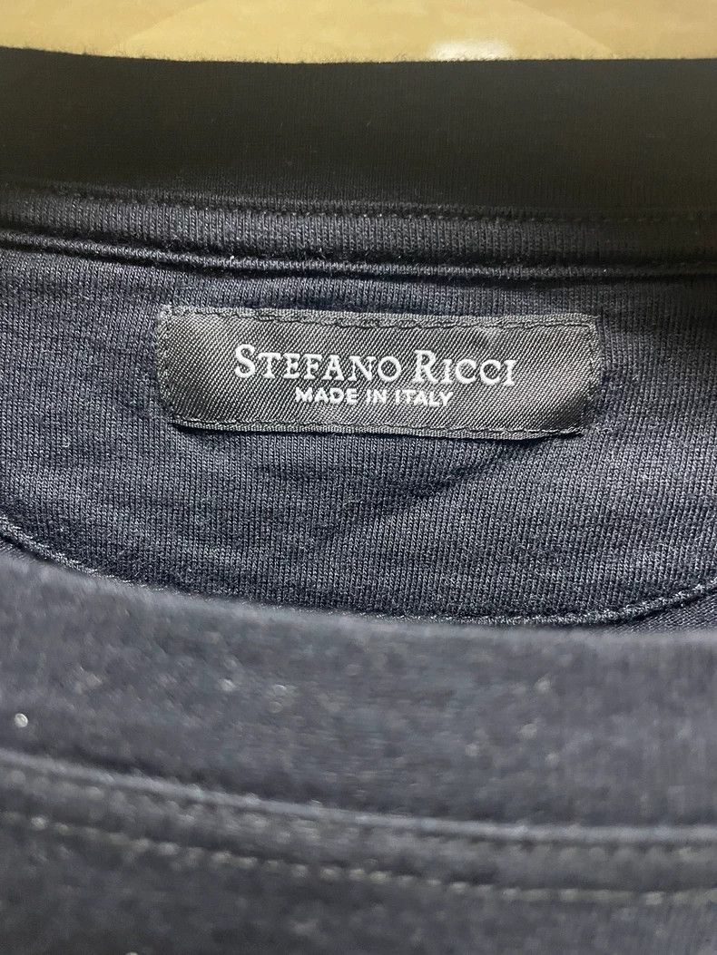 Stefano Ricci Stefano Ricci Black Short Sleeve T-Shirt Size US M / EU 48-50 / 2 - 6 Thumbnail