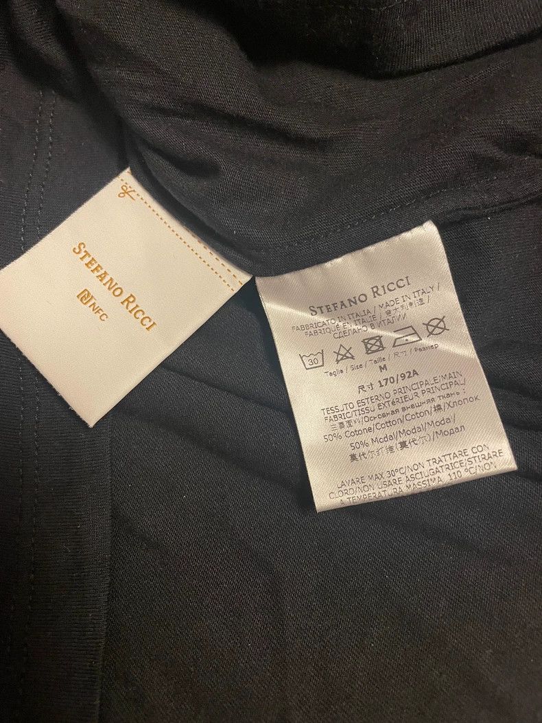 Stefano Ricci Stefano Ricci Black Short Sleeve T-Shirt Size US M / EU 48-50 / 2 - 7 Thumbnail