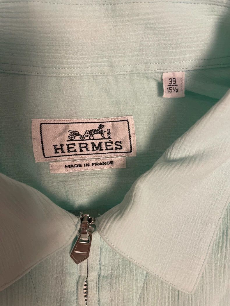 Hermes Hermes Short Sleeve Polo Shirt Size US L / EU 52-54 / 3 - 2 Thumbnail