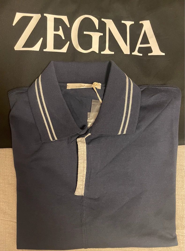 Ermenegildo Zegna Zegna Short Sleeve Polo Shirt Size US XS / EU 42 / 0 - 3 Thumbnail