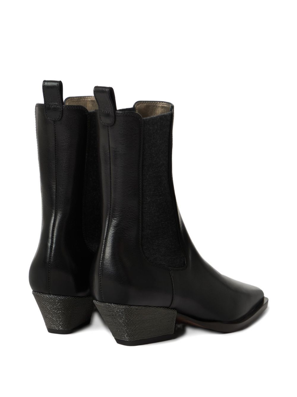 Brunello Cucinelli LEATHER BOOTS Size US 7.5 / IT 37.5 - 4 Thumbnail