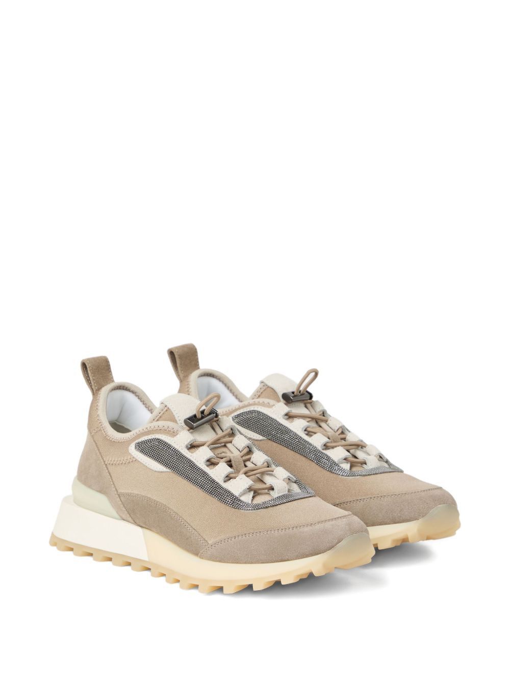 Brunello Cucinelli LEATHER SNEAKERS Size US 10 / IT 40 - 3 Thumbnail