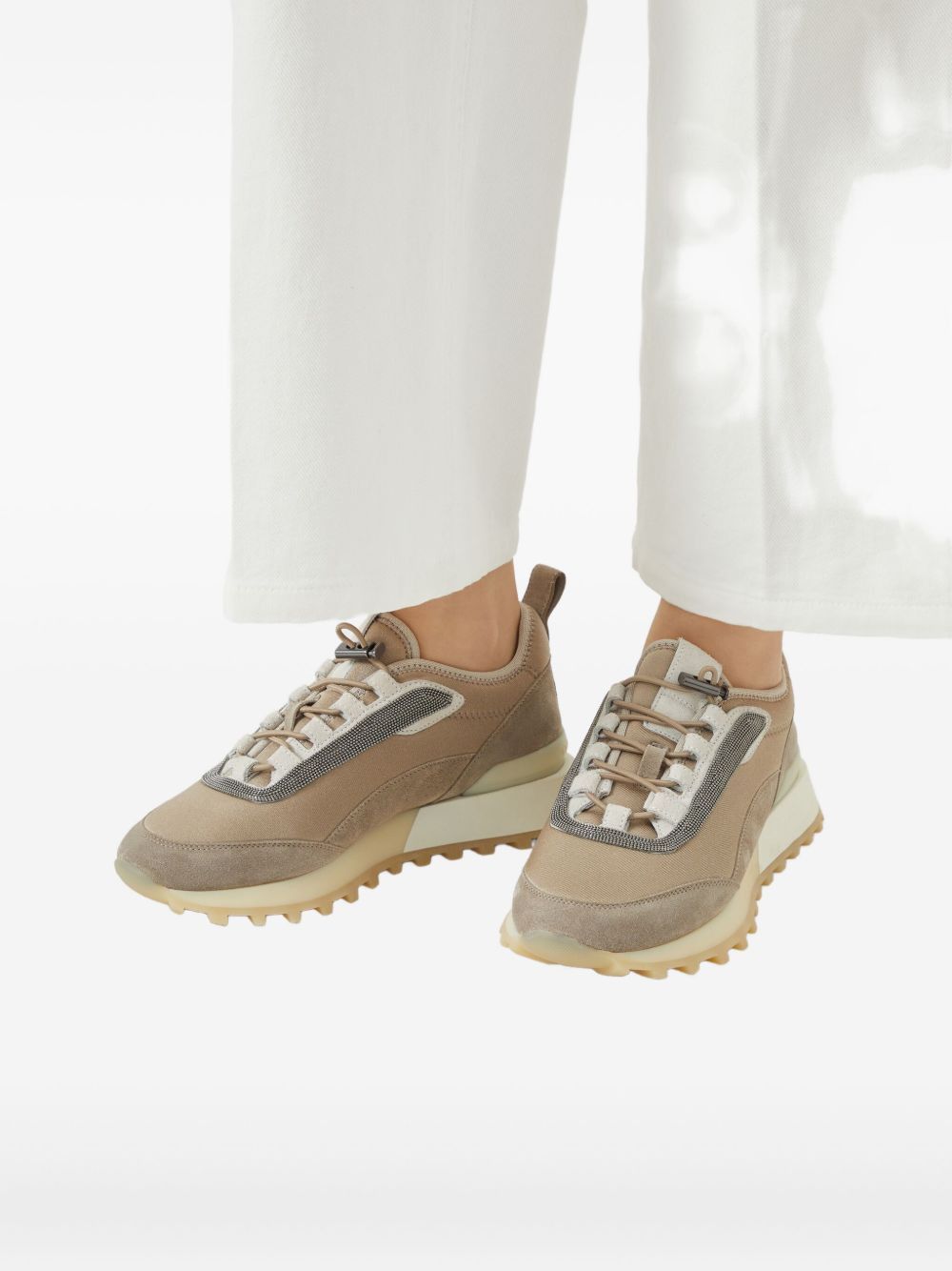 Brunello Cucinelli LEATHER SNEAKERS Size US 11 / IT 41 - 2 Thumbnail