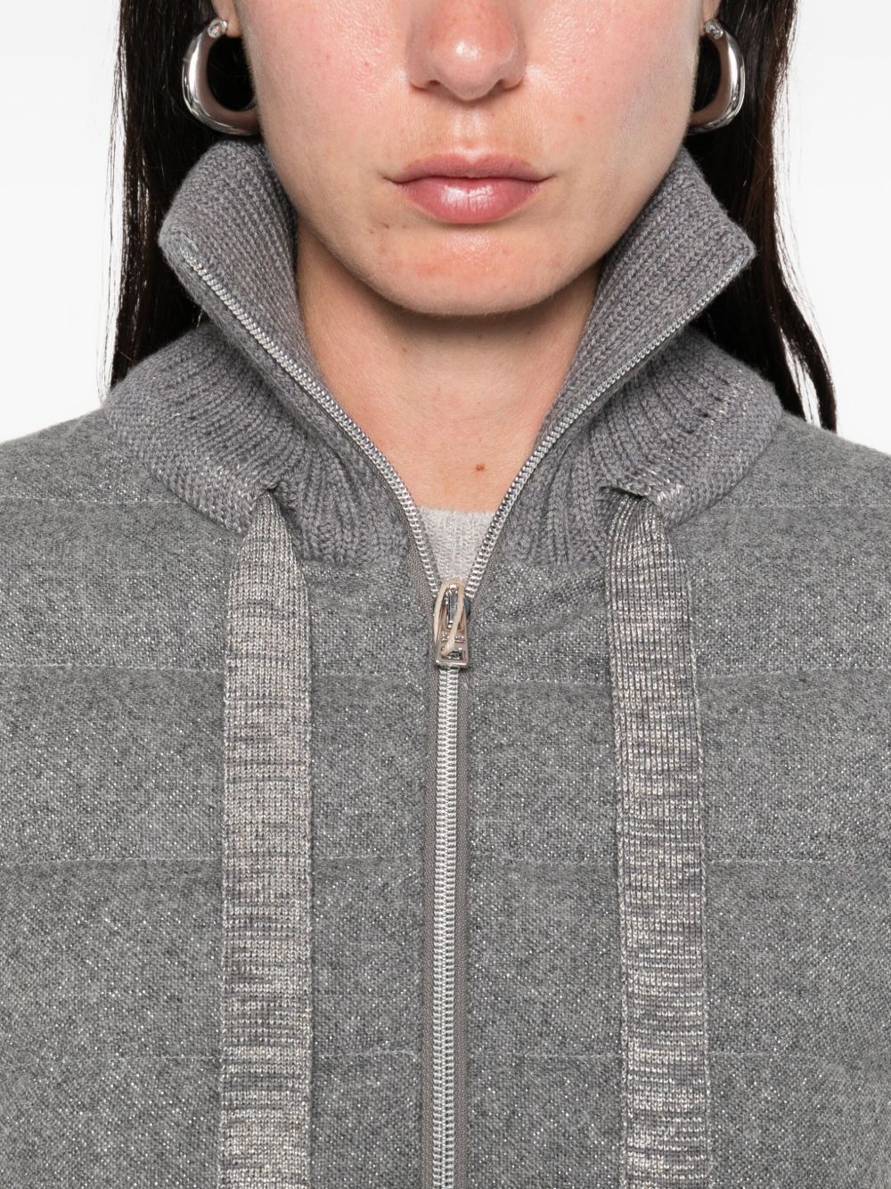 CASHMERE AND WOOL PADDED JACKET Coats