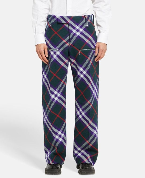 Burberry Wool trousers Size 46R - 2 Thumbnail