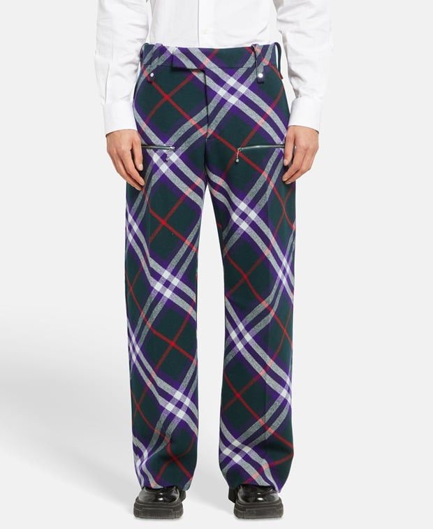 Burberry Wool trousers Size 50R - 2 Thumbnail