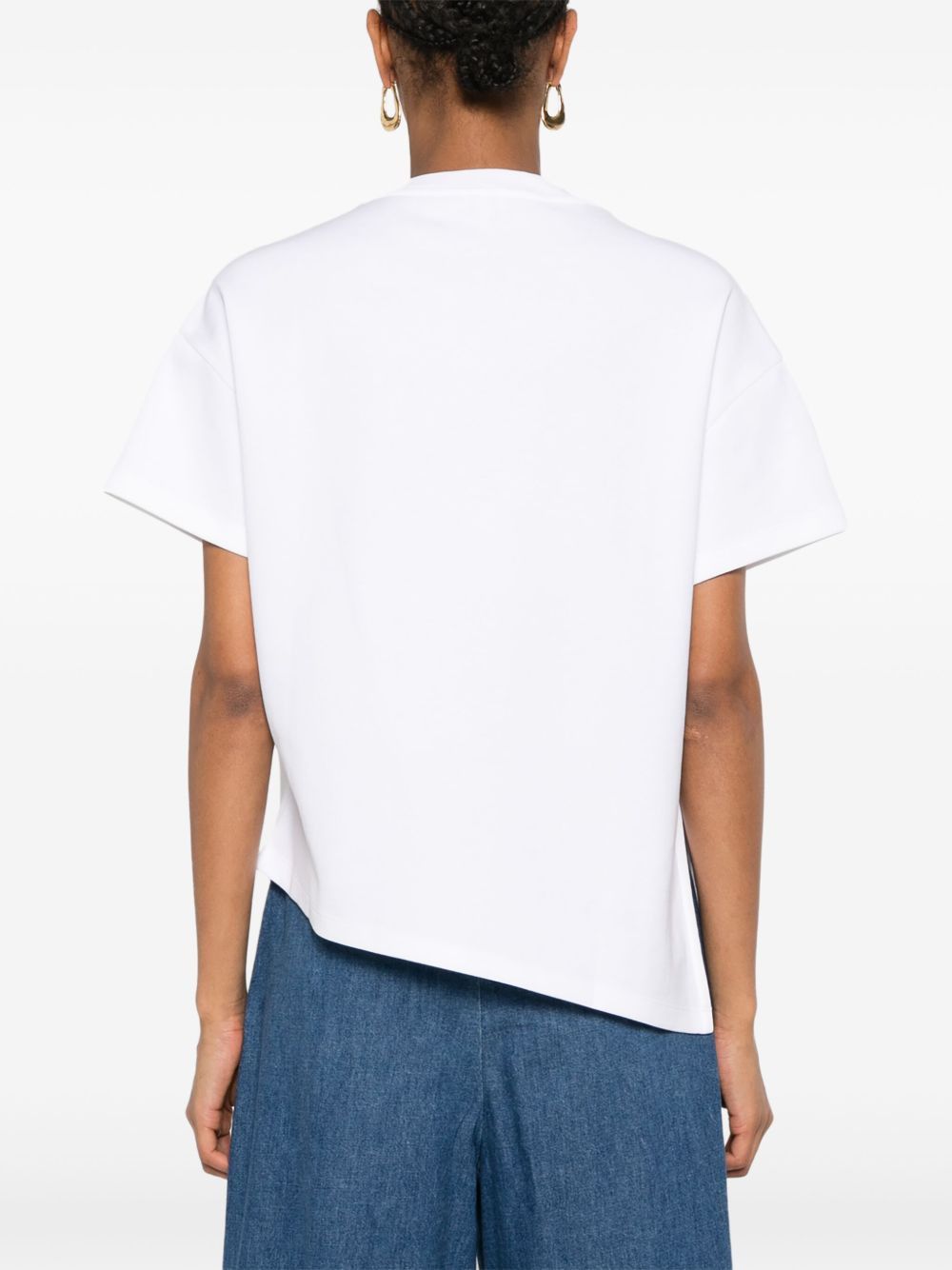 Loewe ASYMMETRIC COTTON T-SHIRT Size M / US 6-8 / IT 42-44 - 5 Thumbnail