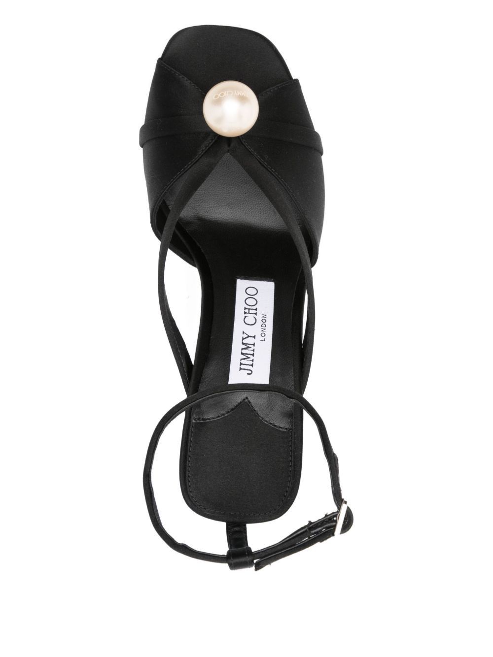 Jimmy Choo SIVA 95 SATIN SANDALS Size US 11 / IT 41 - 4 Thumbnail