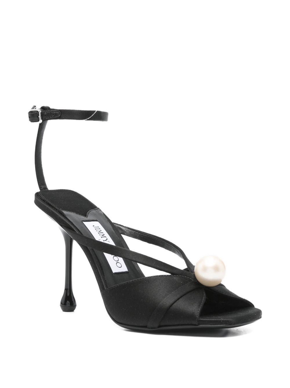 Jimmy Choo SIVA 95 SATIN SANDALS Size US 11 / IT 41 - 2 Thumbnail