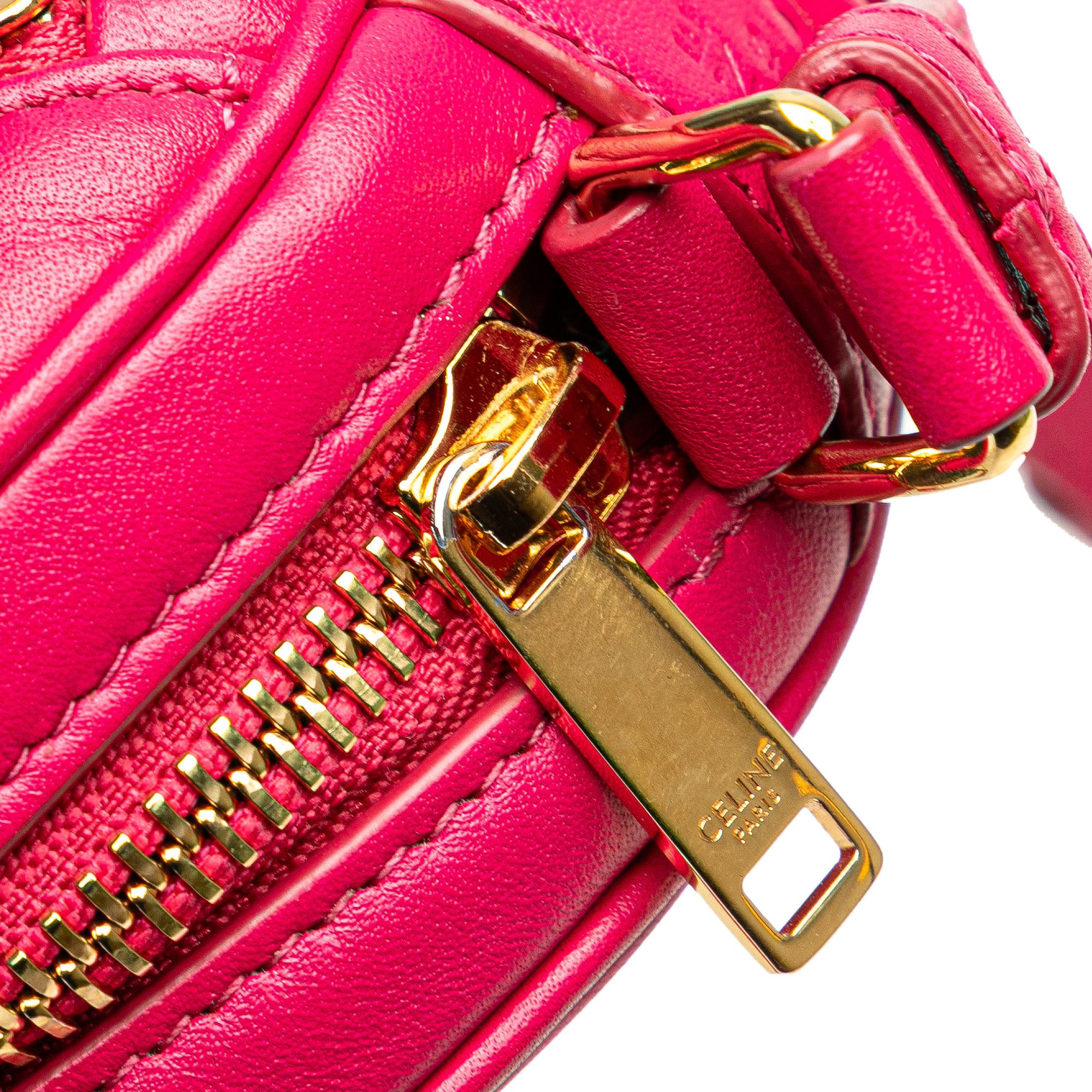 Celine Celine Quilted Calfskin C Charm Crossbody Size ONE SIZE - 8 Thumbnail
