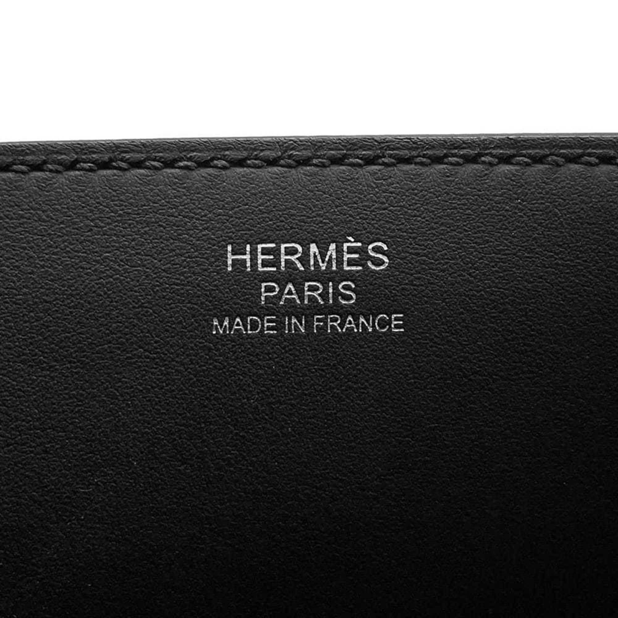 Hermes Shoulder Bag Kabash Black Evergrain W Stamp