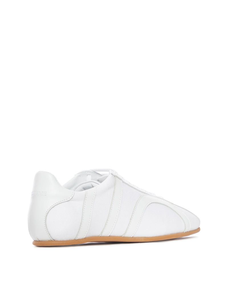 Toteme COTTON CANVAS SNEAKERS WITH LEATHER INSERTS Size US 8 / IT 38 - 3 Thumbnail