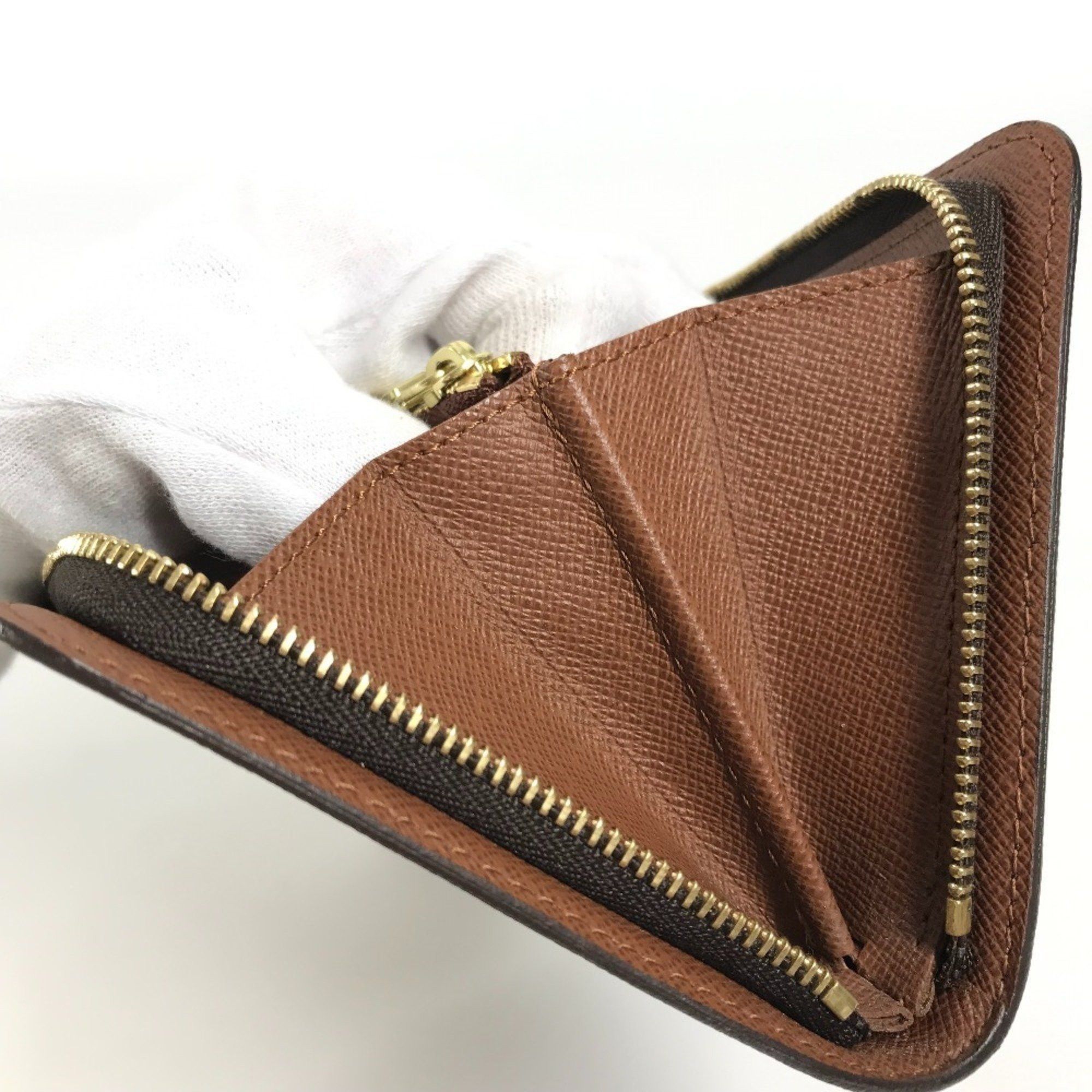 Louis Vuitton LOUIS VUITTON M61729 Monogram Panda Takashi Murakami Portemone Zip Long Wallet Round Zipper Canvas Women's Brown Like New Size ONE SIZE - 16 Thumbnail