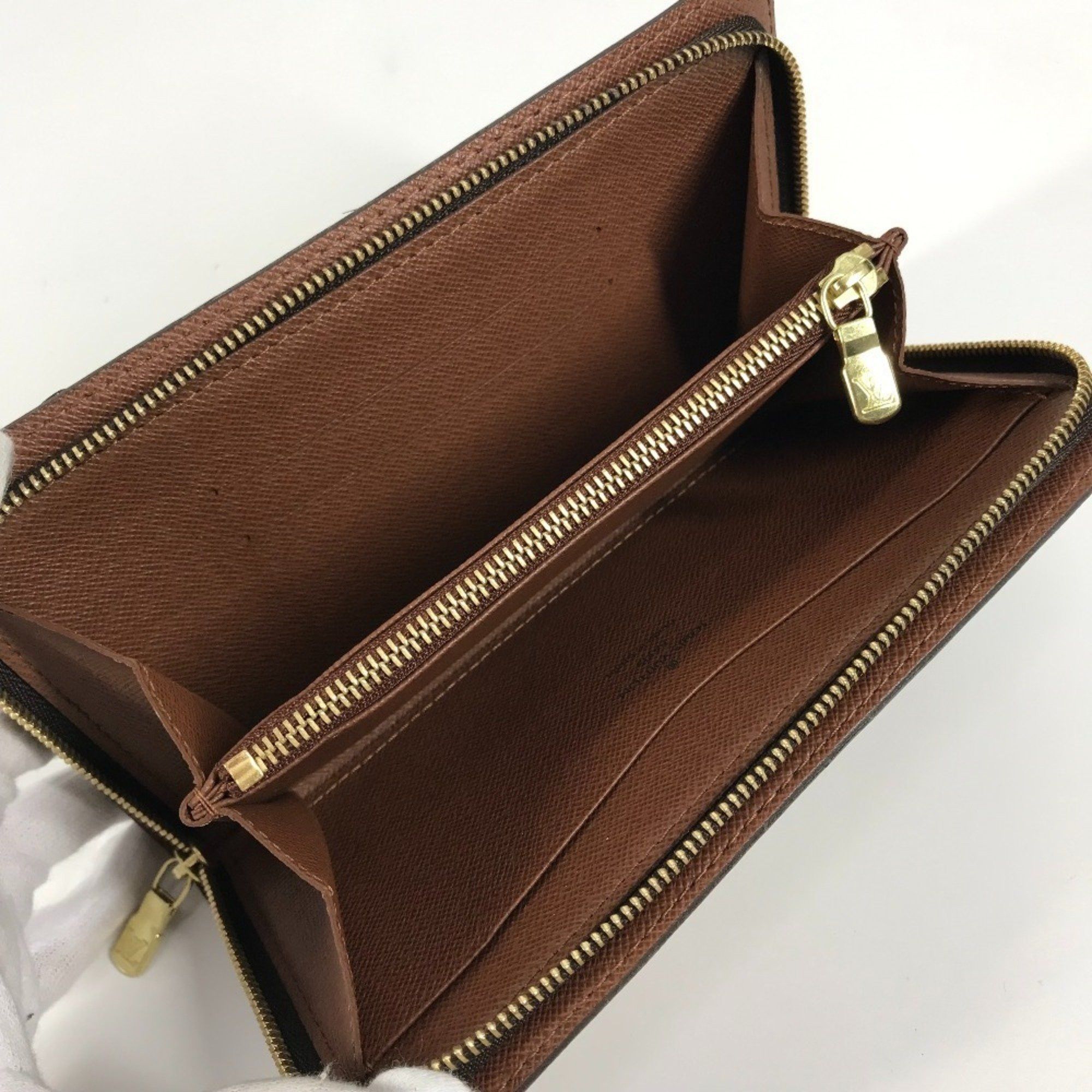 Louis Vuitton LOUIS VUITTON M61729 Monogram Panda Takashi Murakami Portemone Zip Long Wallet Round Zipper Canvas Women's Brown Like New Size ONE SIZE - 9 Thumbnail