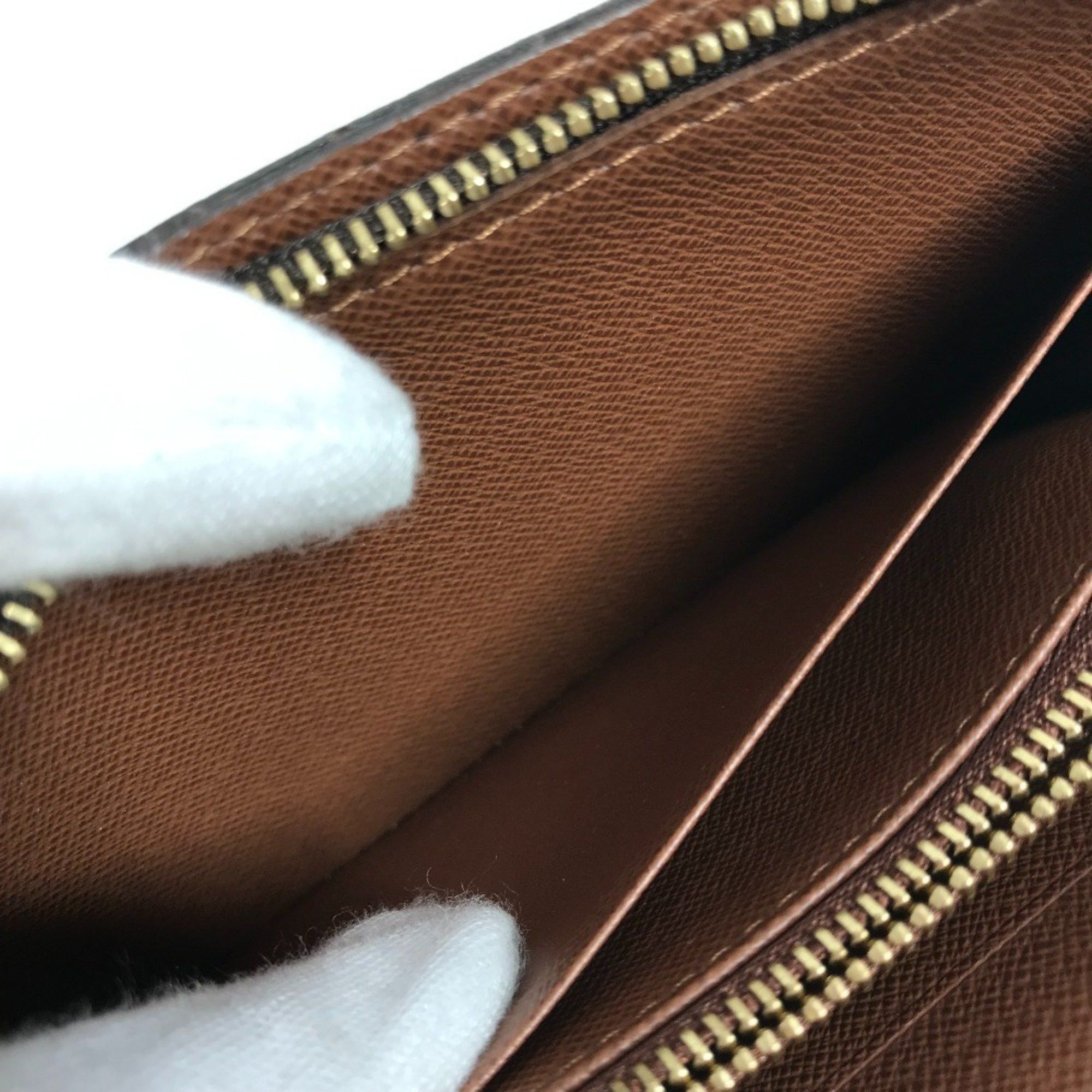 Louis Vuitton LOUIS VUITTON M61729 Monogram Panda Takashi Murakami Portemone Zip Long Wallet Round Zipper Canvas Women's Brown Like New Size ONE SIZE - 11 Thumbnail