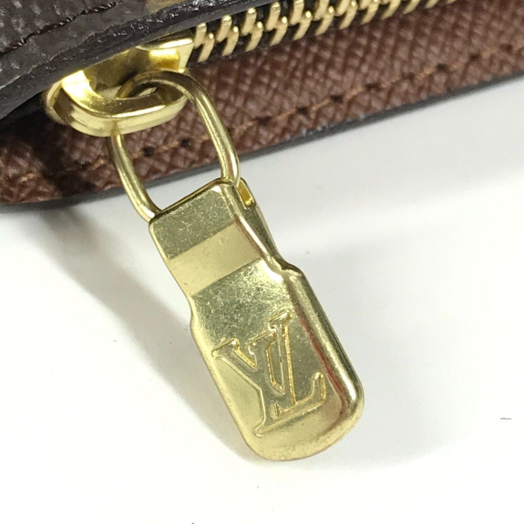 Louis Vuitton LOUIS VUITTON M61729 Monogram Panda Takashi Murakami Portemone Zip Long Wallet Round Zipper Canvas Women's Brown Like New Size ONE SIZE - 17 Thumbnail