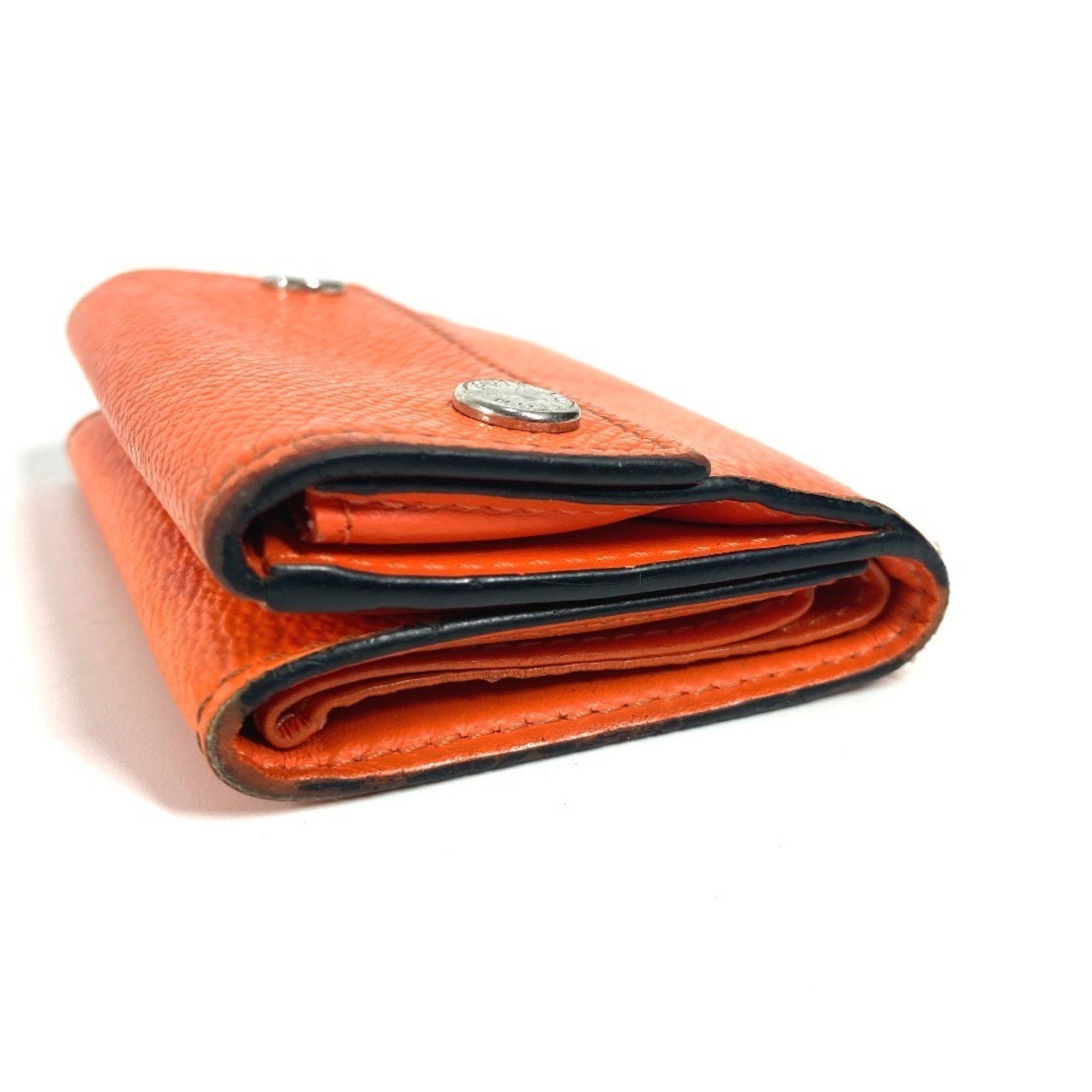 Louis Vuitton LOUIS VUITTON M69245 Taiga Rama Discovery Compact Wallet Tri-fold Leather Monogram Canvas Men's Women's Volcano Orange Size ONE SIZE - 4 Thumbnail