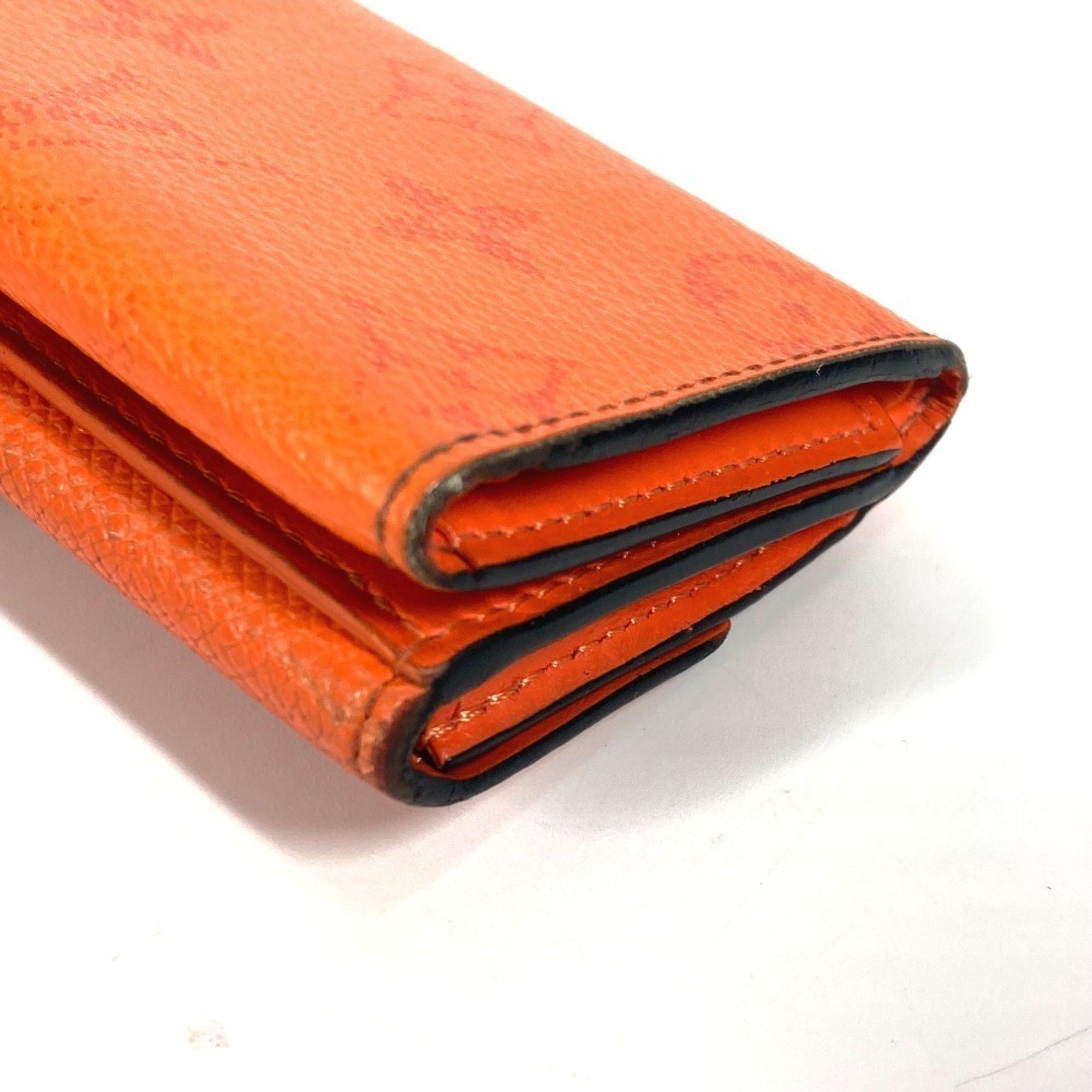Louis Vuitton LOUIS VUITTON M69245 Taiga Rama Discovery Compact Wallet Tri-fold Leather Monogram Canvas Men's Women's Volcano Orange Size ONE SIZE - 9 Thumbnail
