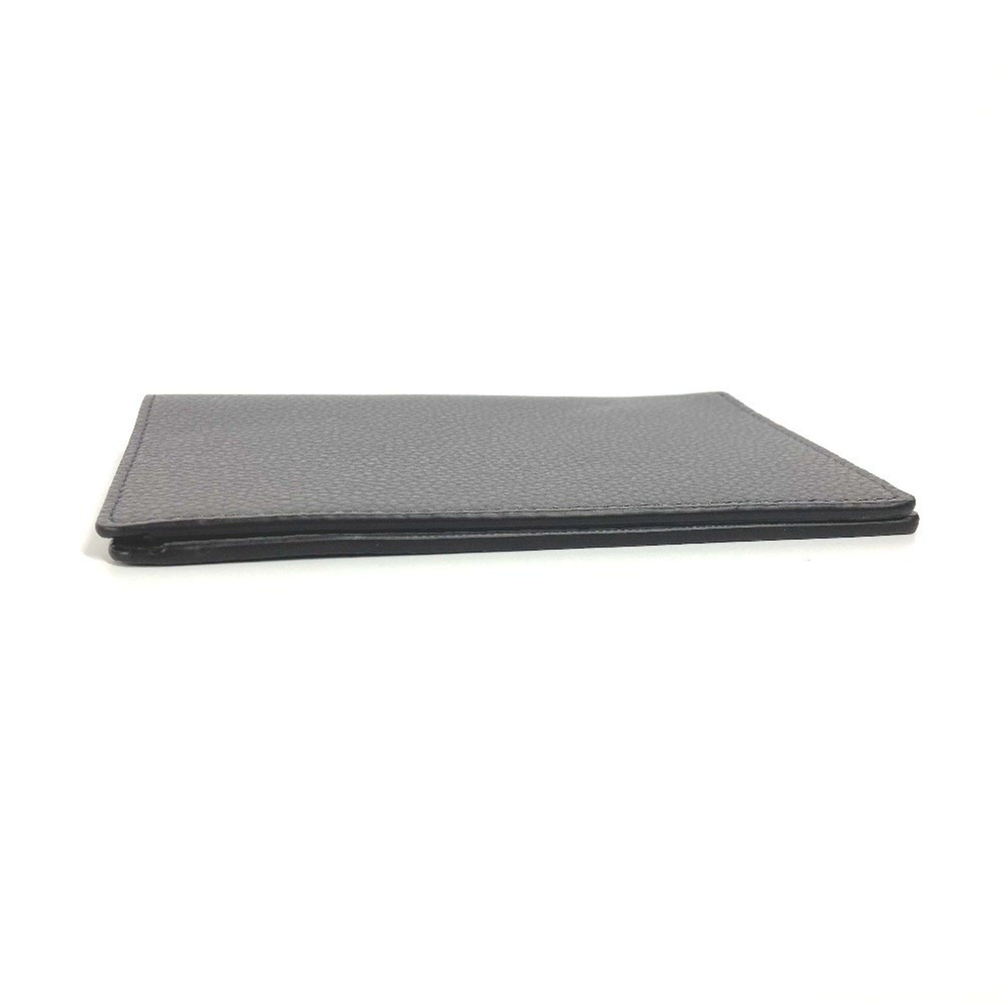 Fendi FENDI Logo Cover Stationery Passport Case Leather Men's Women's Grey Size ONE SIZE - 5 Thumbnail