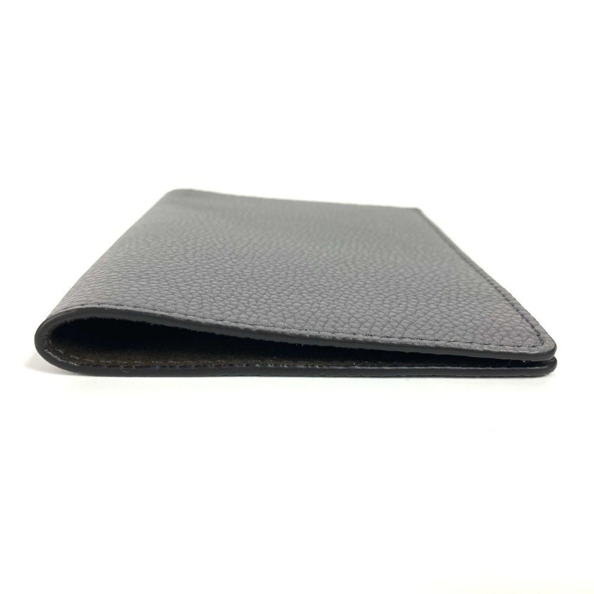 Fendi FENDI Logo Cover Stationery Passport Case Leather Men's Women's Grey Size ONE SIZE - 4 Thumbnail