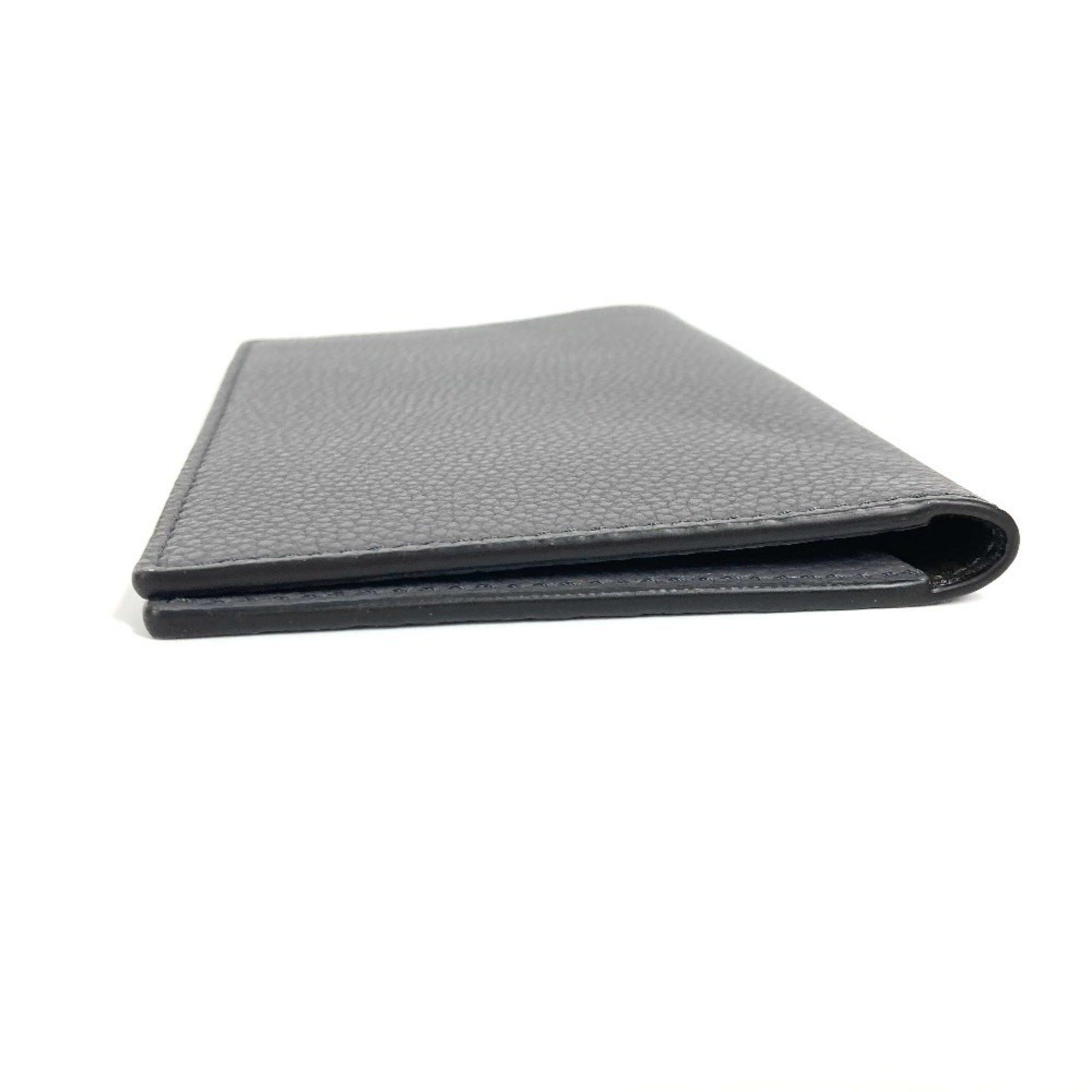 Fendi FENDI Logo Cover Stationery Passport Case Leather Men's Women's Grey Size ONE SIZE - 3 Thumbnail