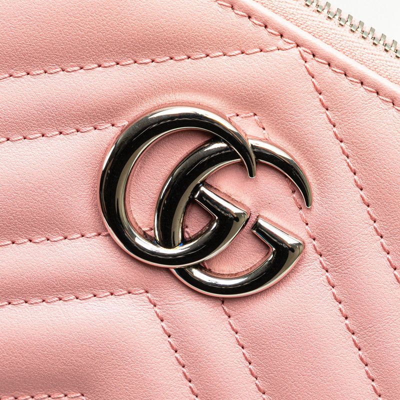 Gucci Gucci Gucci GG Marmont Leather Clutch Bag Leather Clutch Bag 525541 Size ONE SIZE - 10 Thumbnail