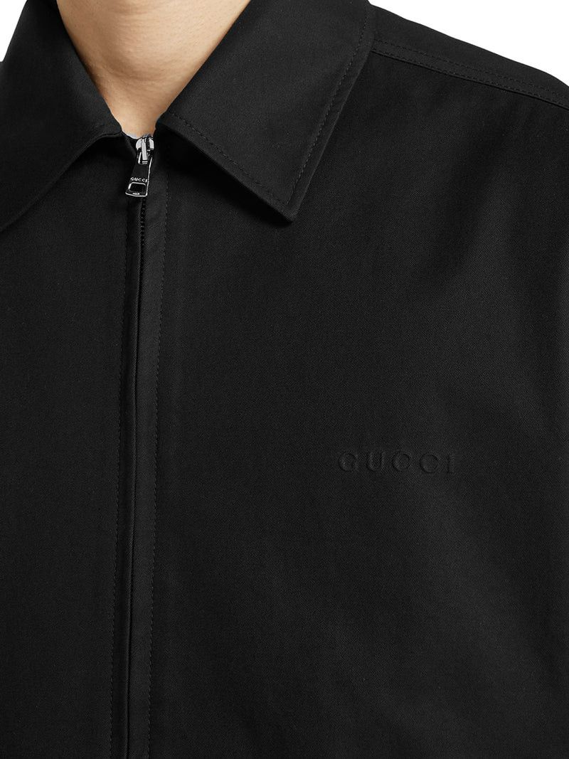Gucci COTTON TWILL JACKET WITH WEB DETAIL Size US M / EU 48-50 / 2 - 5 Thumbnail
