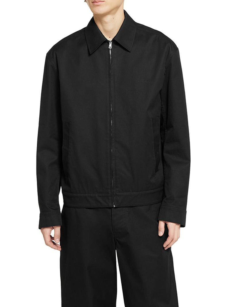 Gucci COTTON TWILL JACKET WITH WEB DETAIL Size US L / EU 52-54 / 3 - 3 Thumbnail