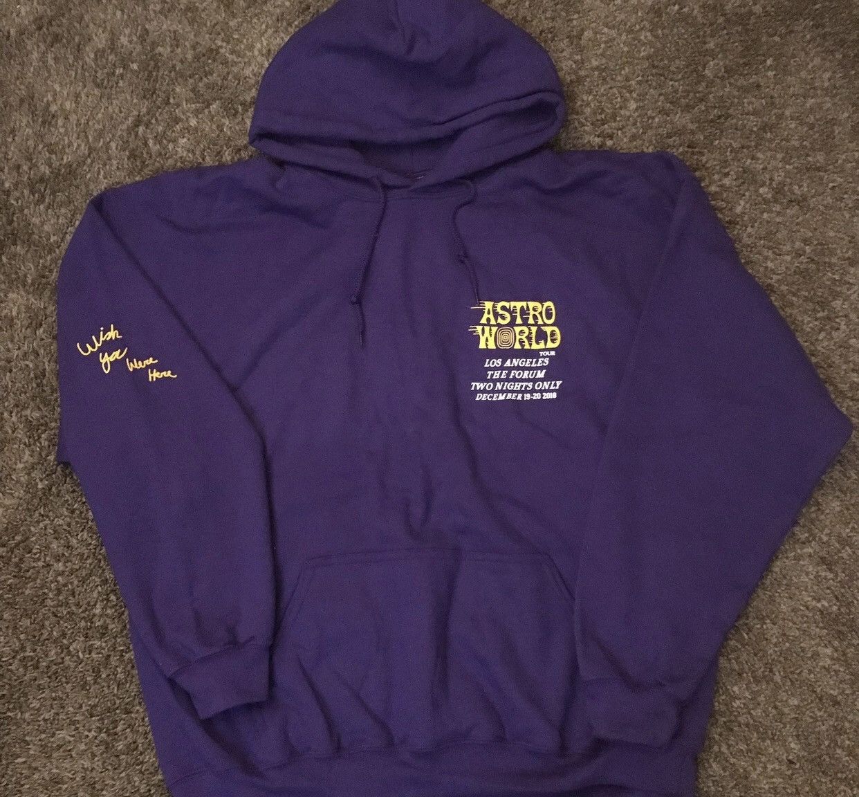 ASTROWORLD LA EXCLUSIVE HOODIE – PURPLE – Astroworld Merch