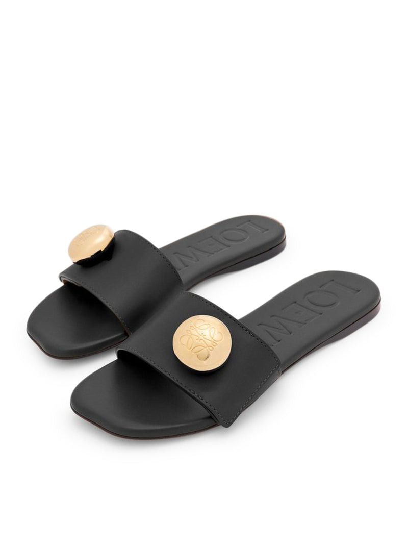Loewe PEBBLE CALFSKIN SLIDE Size US 10 / IT 40 - 3 Thumbnail