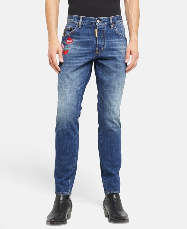 Dsquared2 Pac-man skater jean Slim fit jeans Size 50R - 2 Thumbnail