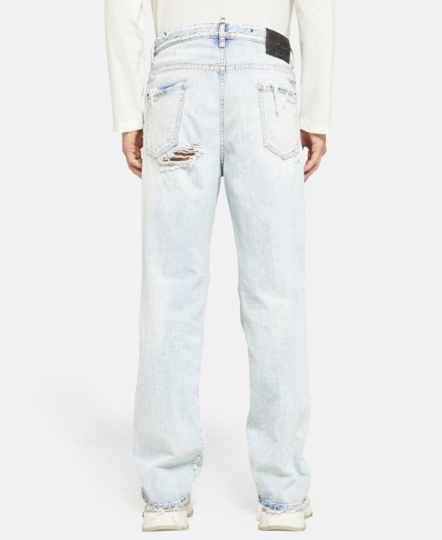 Dsquared2 Destroyed 642 jean Straight leg jeans Size 48R - 3 Thumbnail