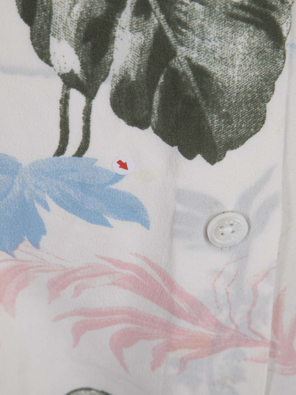 Equipment Leaf Print Silk Sleeveless Shirt Dress Size M / US 6-8 / IT 42-44 - 4 Thumbnail