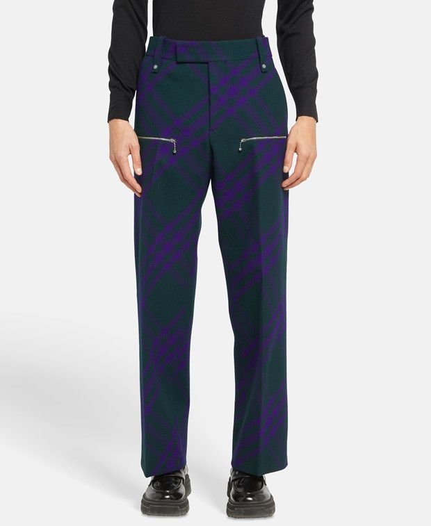 Burberry Wool trousers Size 50R - 2 Thumbnail