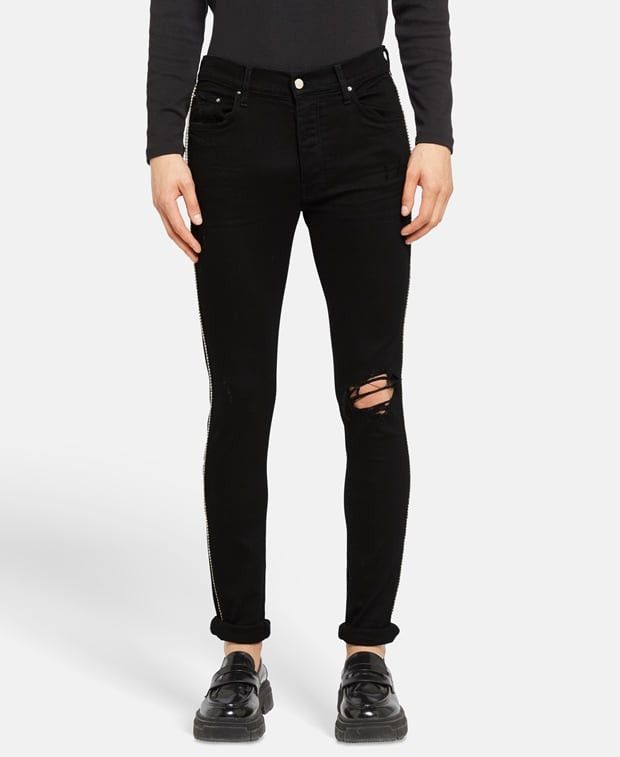 Amiri Crystal Track Slim fit jeans Size US 32 / EU 48 - 2 Thumbnail