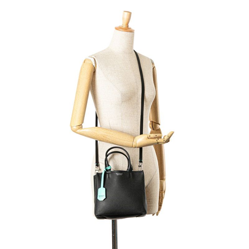 Tiffany & Co. Tiffany & Co. Tiffany Mini Shopping Bag Leather 2way Bag Leather Shoulder Bag Size ONE SIZE - 14 Thumbnail