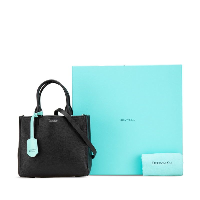 Tiffany & Co. Tiffany & Co. Tiffany Mini Shopping Bag Leather 2way Bag Leather Shoulder Bag Size ONE SIZE - 13 Thumbnail