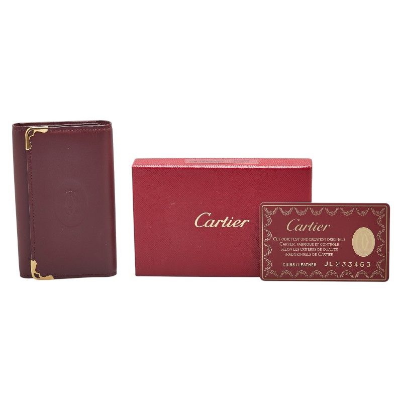 Cartier Cartier Cartier Must Line Leather Key Case Leather Key case Size ONE SIZE - 8 Thumbnail