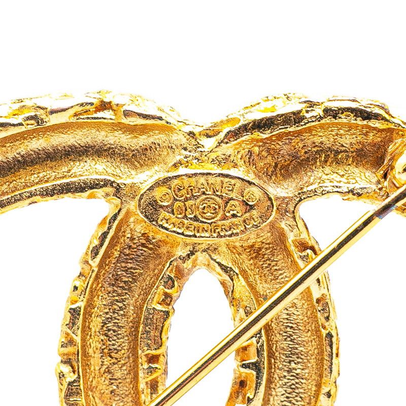 Chanel Chanel Chanel Coco Mark Lava Tassel Brooch Metal Brooch Size ONE SIZE - 4 Thumbnail