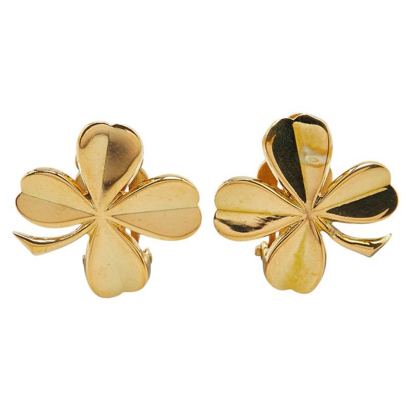 Chanel Chanel Chanel Clover Earrings Metal Earrings Size ONE SIZE - 2 Thumbnail
