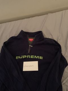 Supreme Jacquard Athletic Half Zip | Grailed