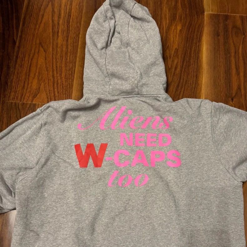 Walter Van Beirendonck pink alien hooded sweatshirt by walter van beirendonck Size US L / EU 52-54 / 3 - 2 Thumbnail