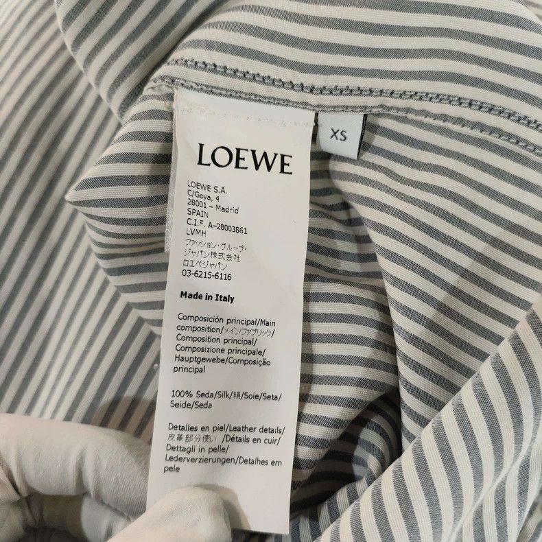 Loewe blue and white striped oversized shirt Size US XS / EU 42 / 0 - 5 Thumbnail